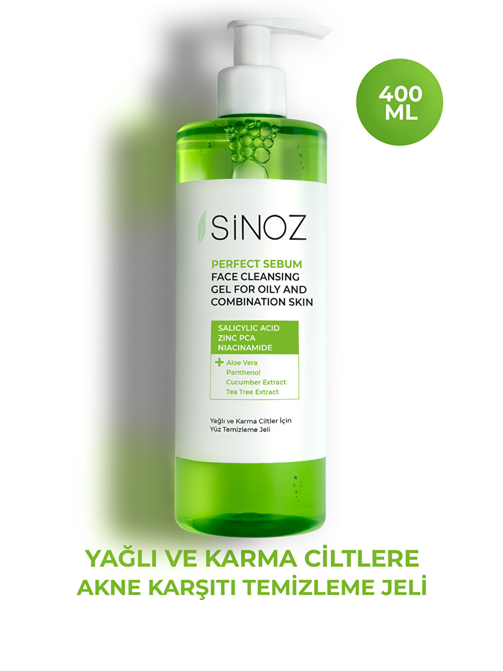 Yağlı Ve Karma Ciltler Için Sebum Dengeleyici Yüz Temizleme Jeli 400 Ml