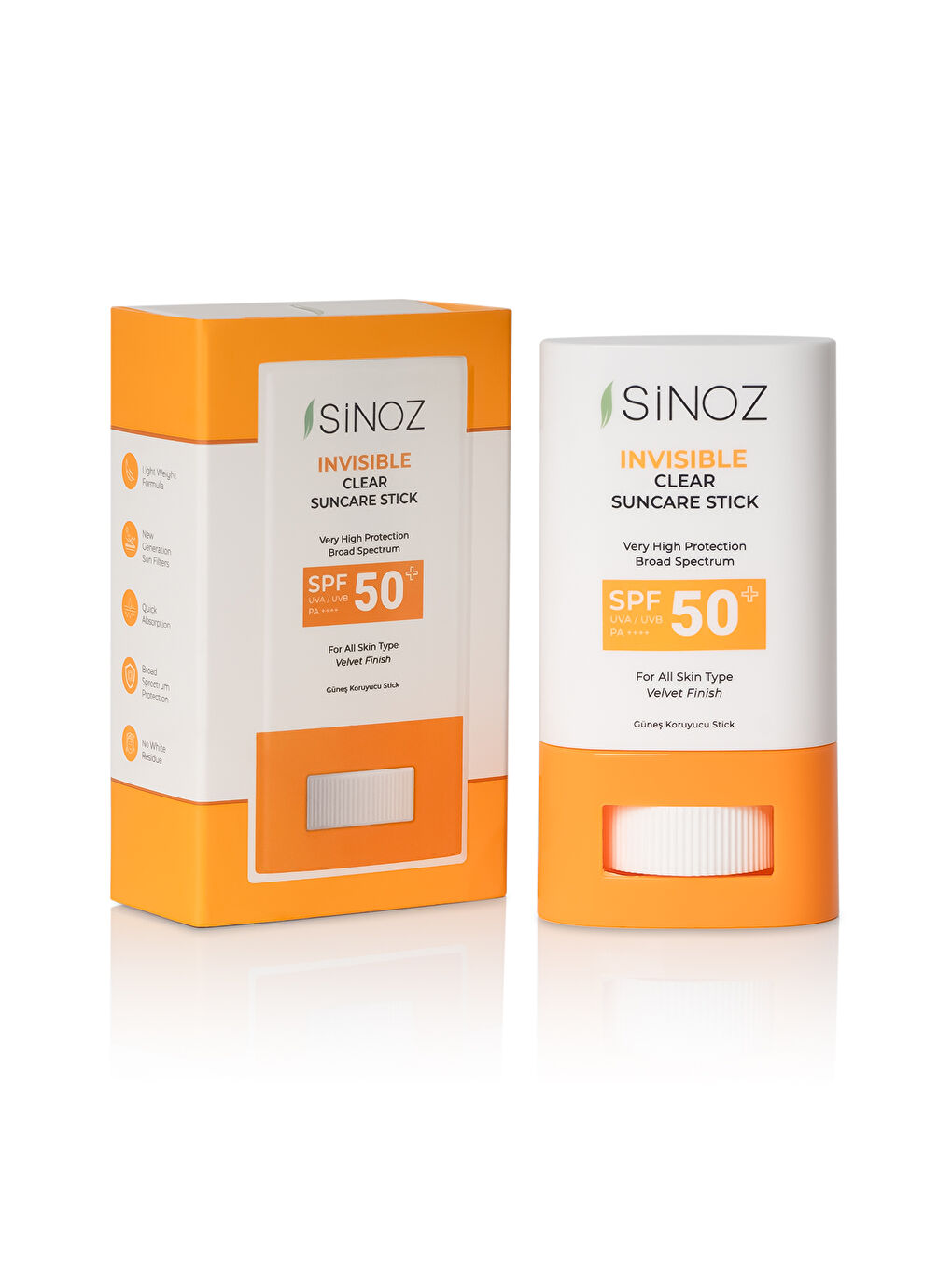 Sinoz Spf50+ Nemlendirici Ve Yatıştırıcı Yüksek Korumalı Şeffaf Stick Güneş Kremi 15 Gr - 4