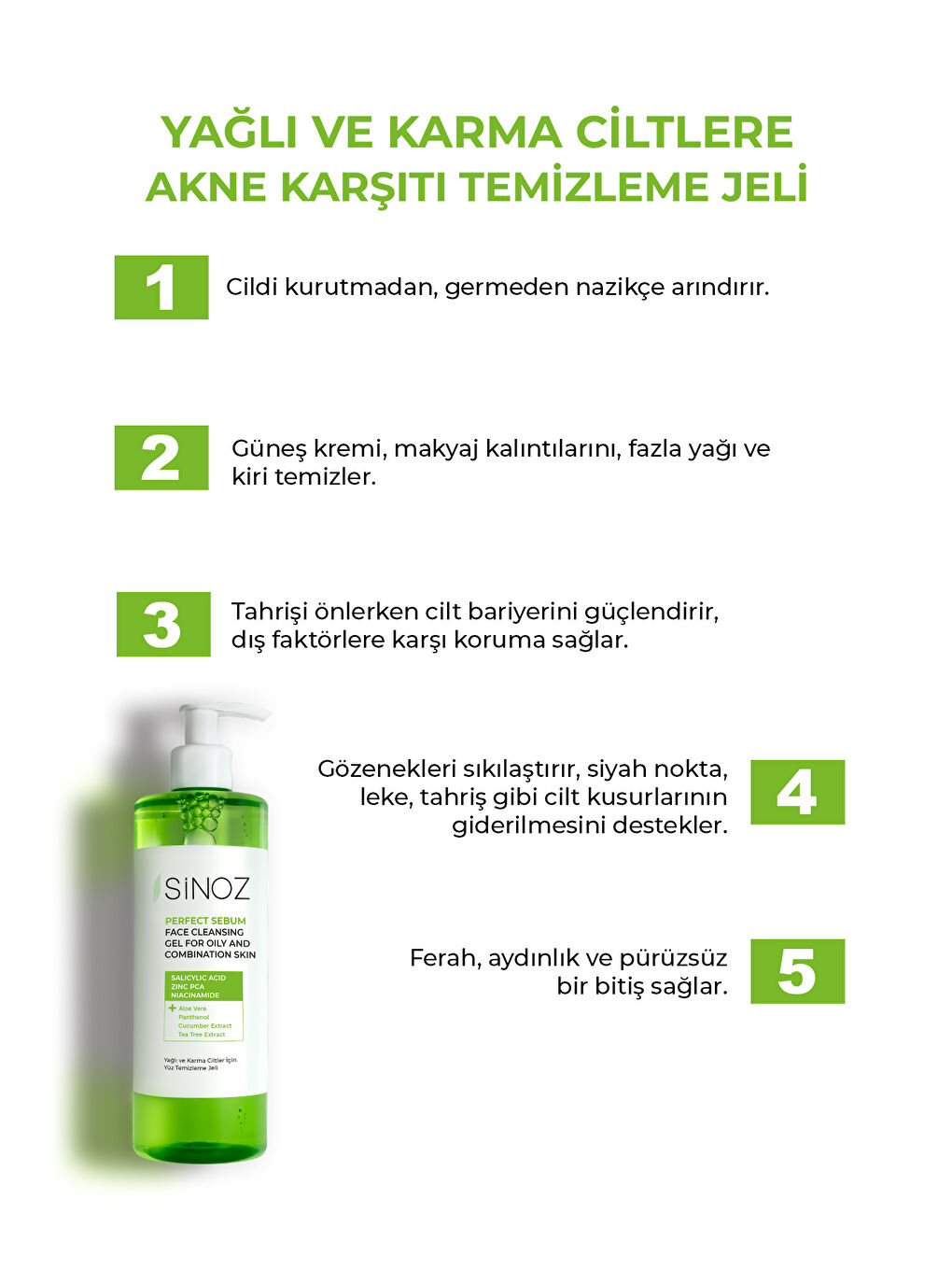 Yağlı Ve Karma Ciltler Için Sebum Dengeleyici Yüz Temizleme Jeli 400 Ml-1