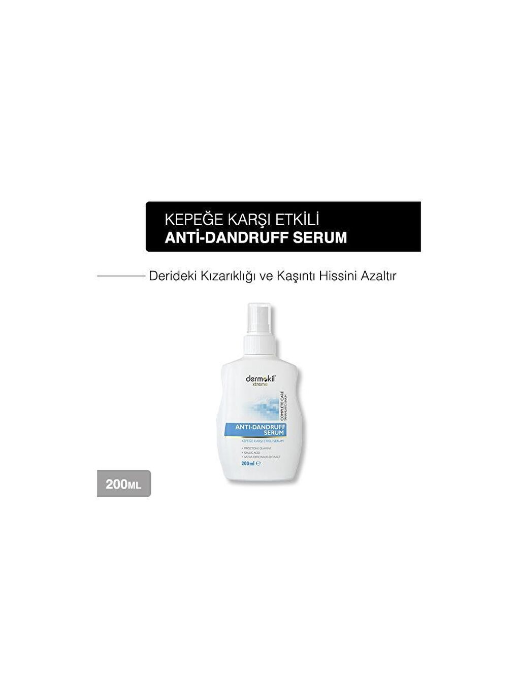 DERMOKIL Bej-Beyaz Kepeğe Karşı Etkili Serum 200 ml - 1