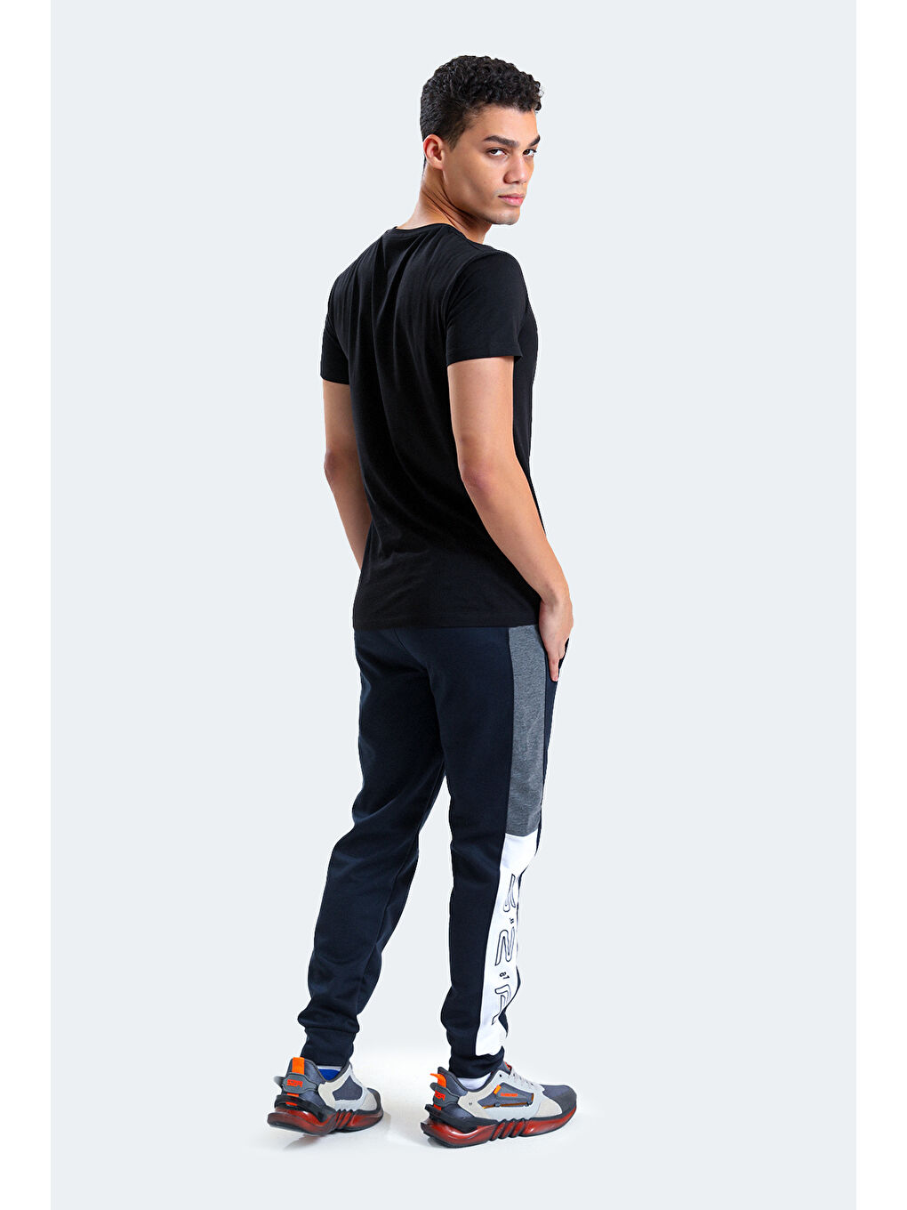 SECTOR I Erkek Tişört Siyah-3