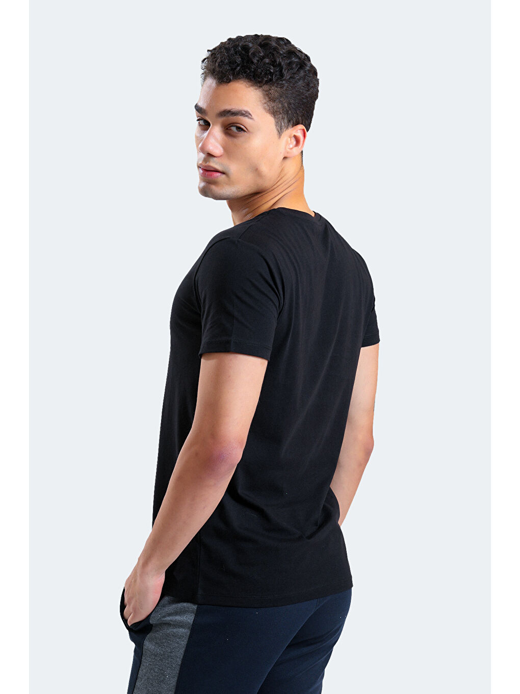 SECTOR I Erkek Tişört Siyah-5