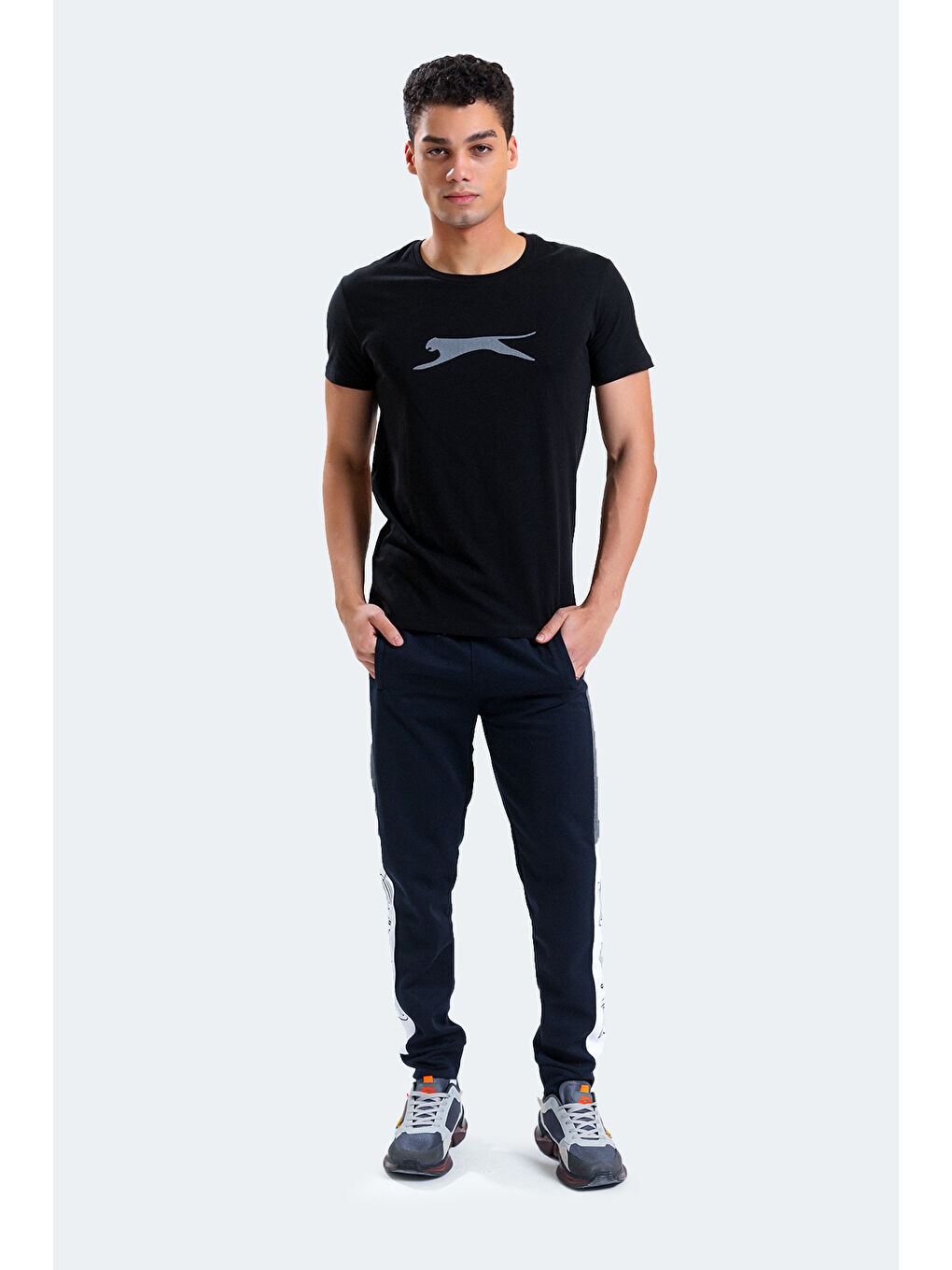 SECTOR I Erkek Tişört Siyah-6