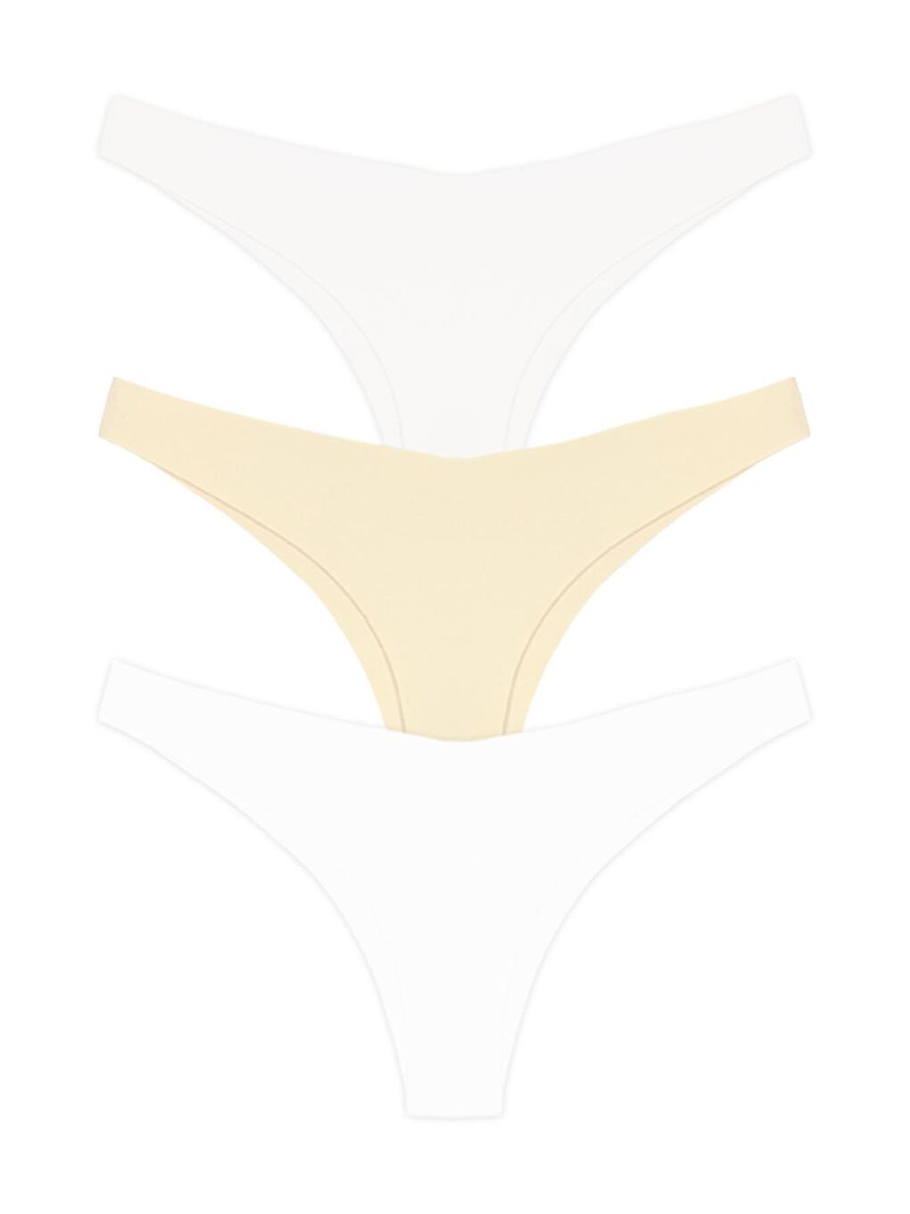 Karışık Basic Lazer Kesim Brezilya Külot 3'Lü Paket - 2