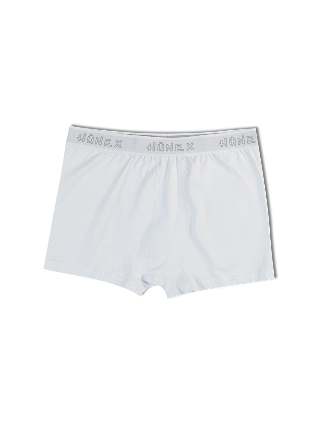 Hnx Beyaz Pamuklu Erkek Boxer 5'li Paket - 1
