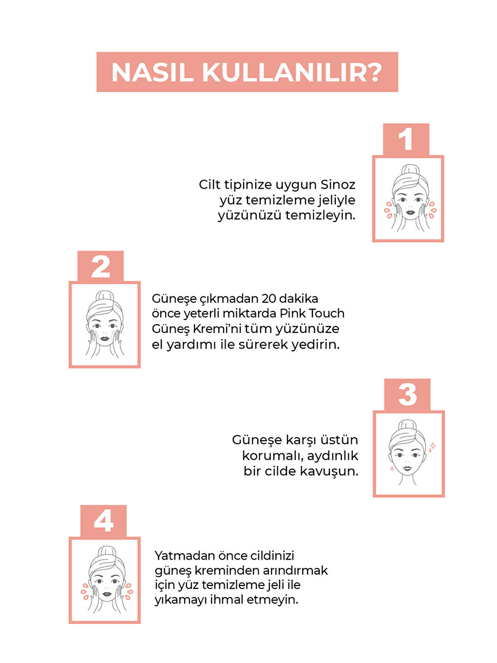 Pink Touch Spf50+ Cilt Aydınlatıcı Pembe Yüz Güneş Kremi 50ml-tüm Ciltler Için-PA++++-3