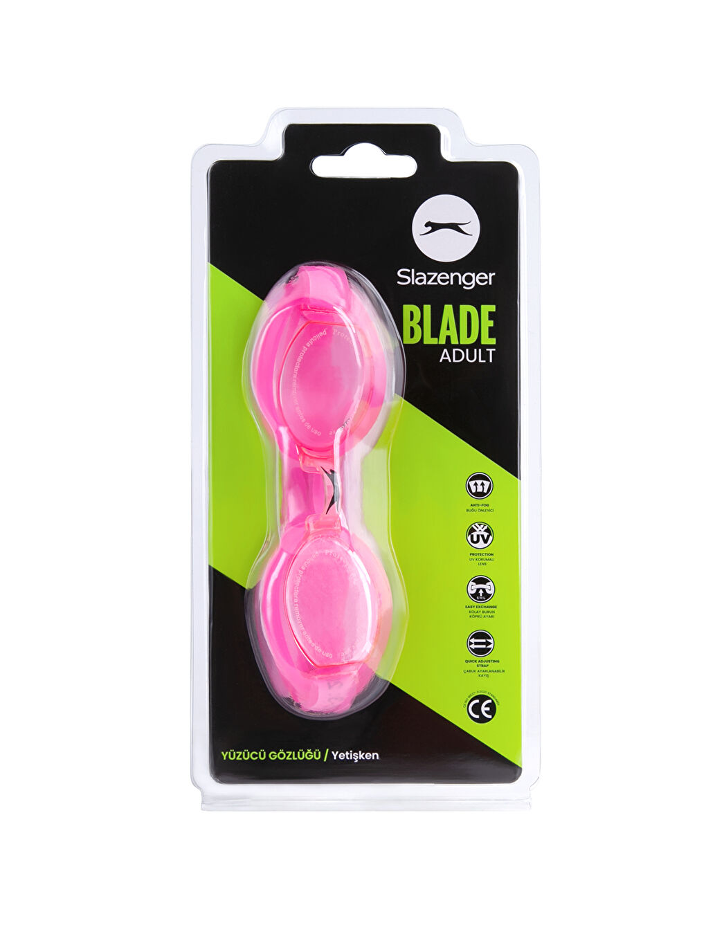 Blade 2321 Unisex Pembe Yüzücü Gözlüğü-4