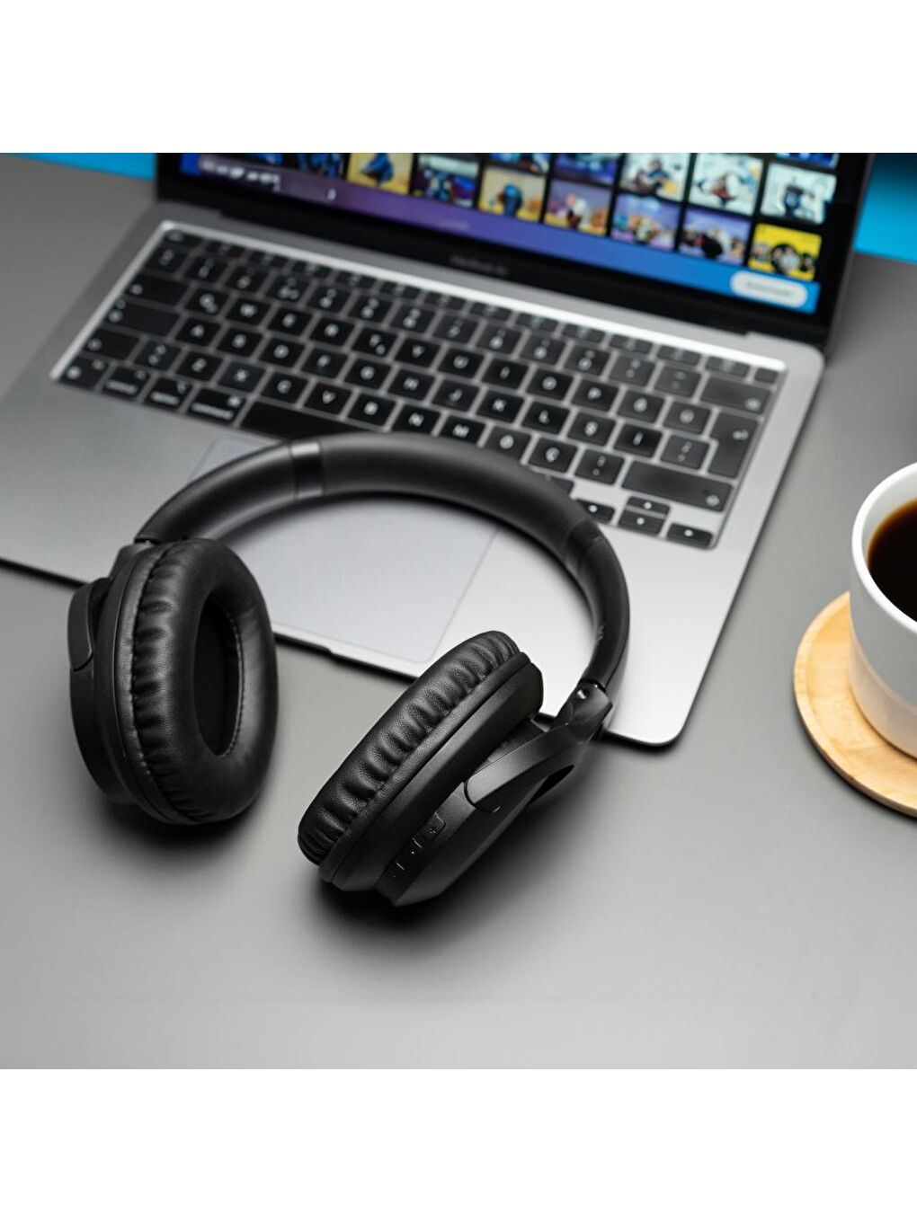 KO23BT1100B Bluetooth Kulaküstü Kulaklık Siyah-2