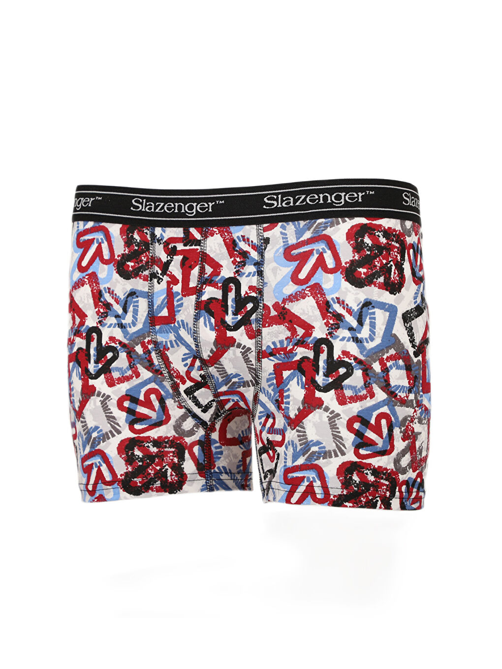 JAMA Erkek Boxer İç Giyim Beyaz / Kırmızı-1