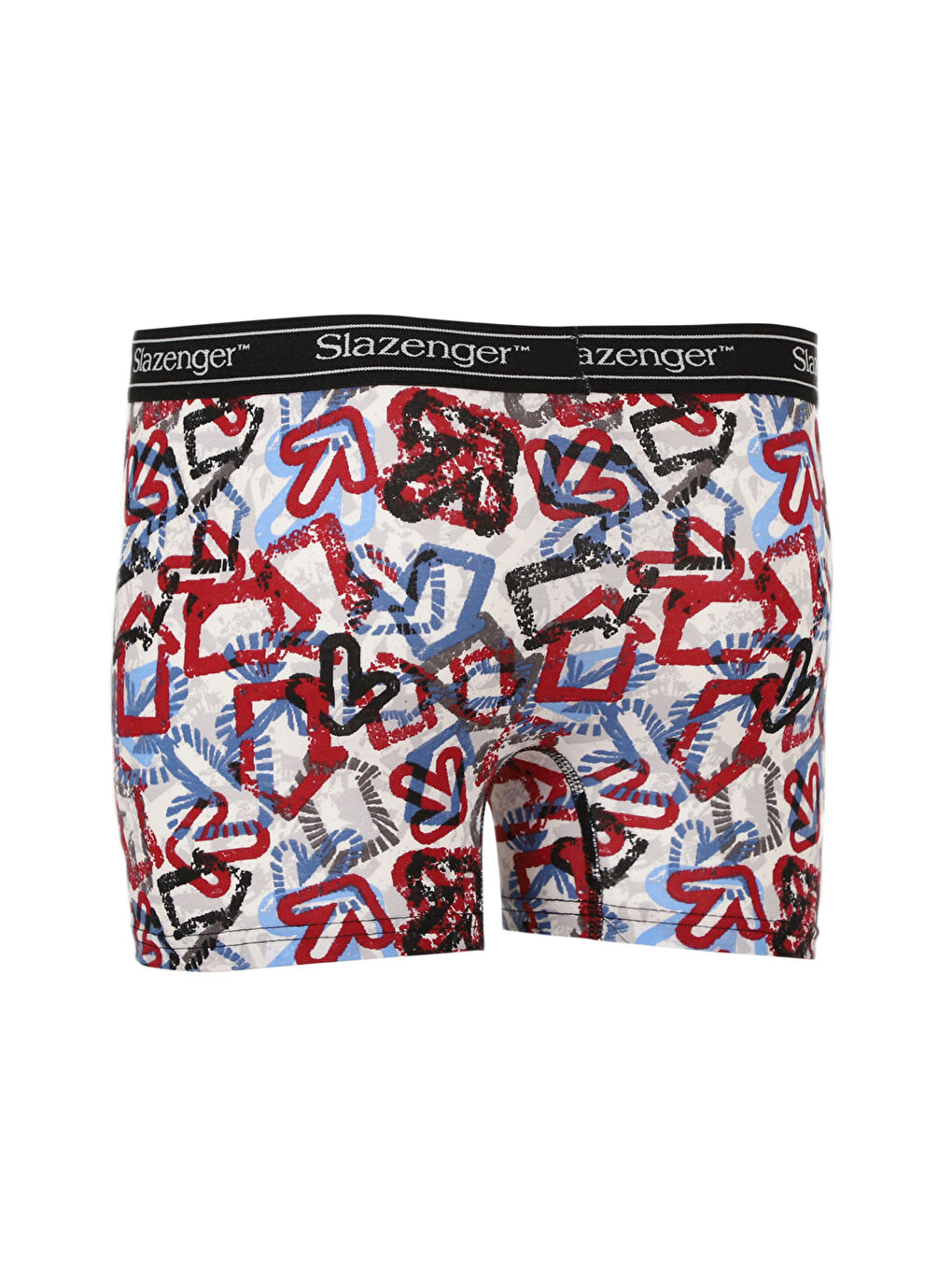 JAMA Erkek Boxer İç Giyim Beyaz / Kırmızı-2