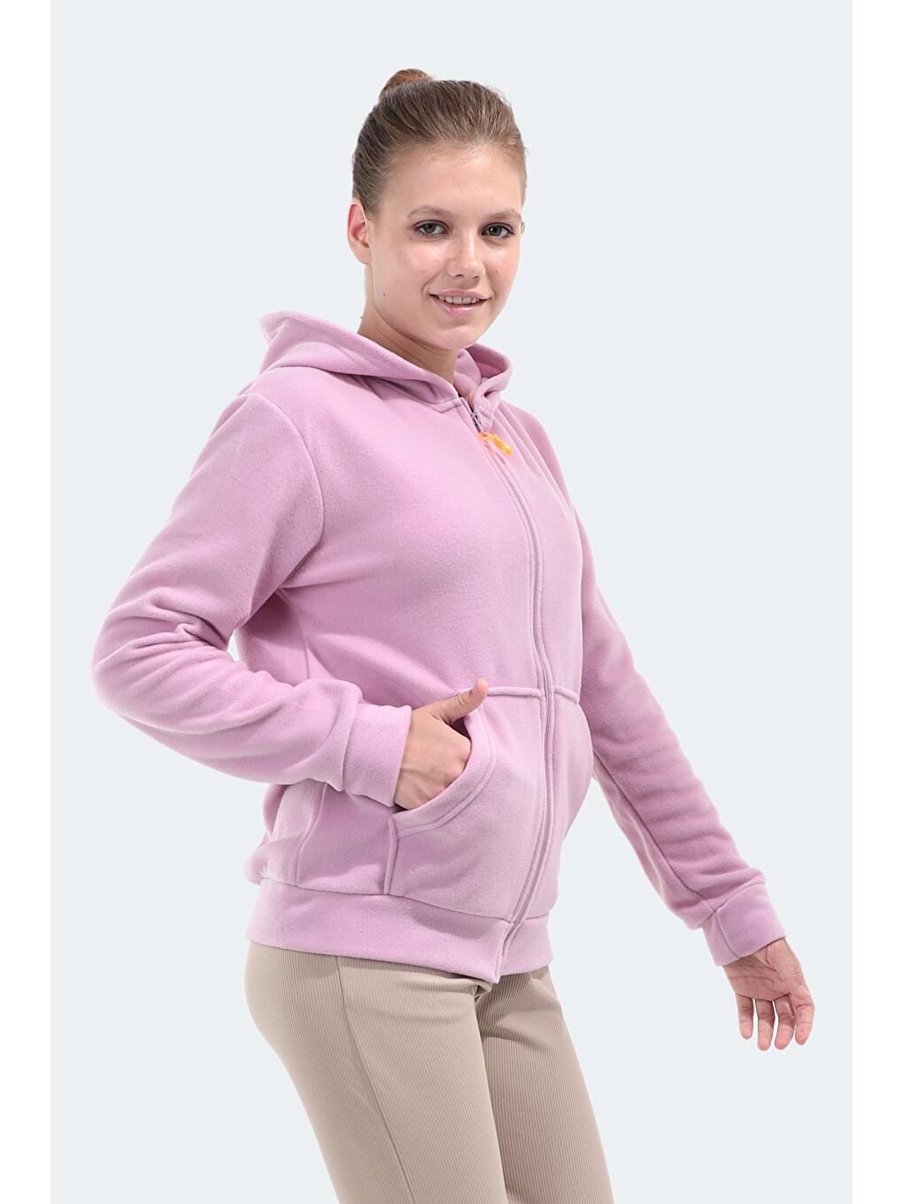 SOFAL I Kadın Polar Sweatshirt Lila-2
