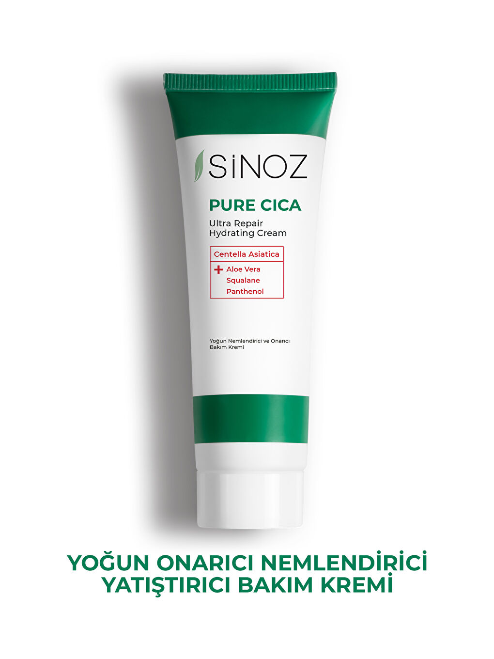 Sinoz Pure Cica Yoğun Onarıcı Nemlendirici Bakım Kremi 50 ML Tahriş Olmuş Hasarlı Ciltler için