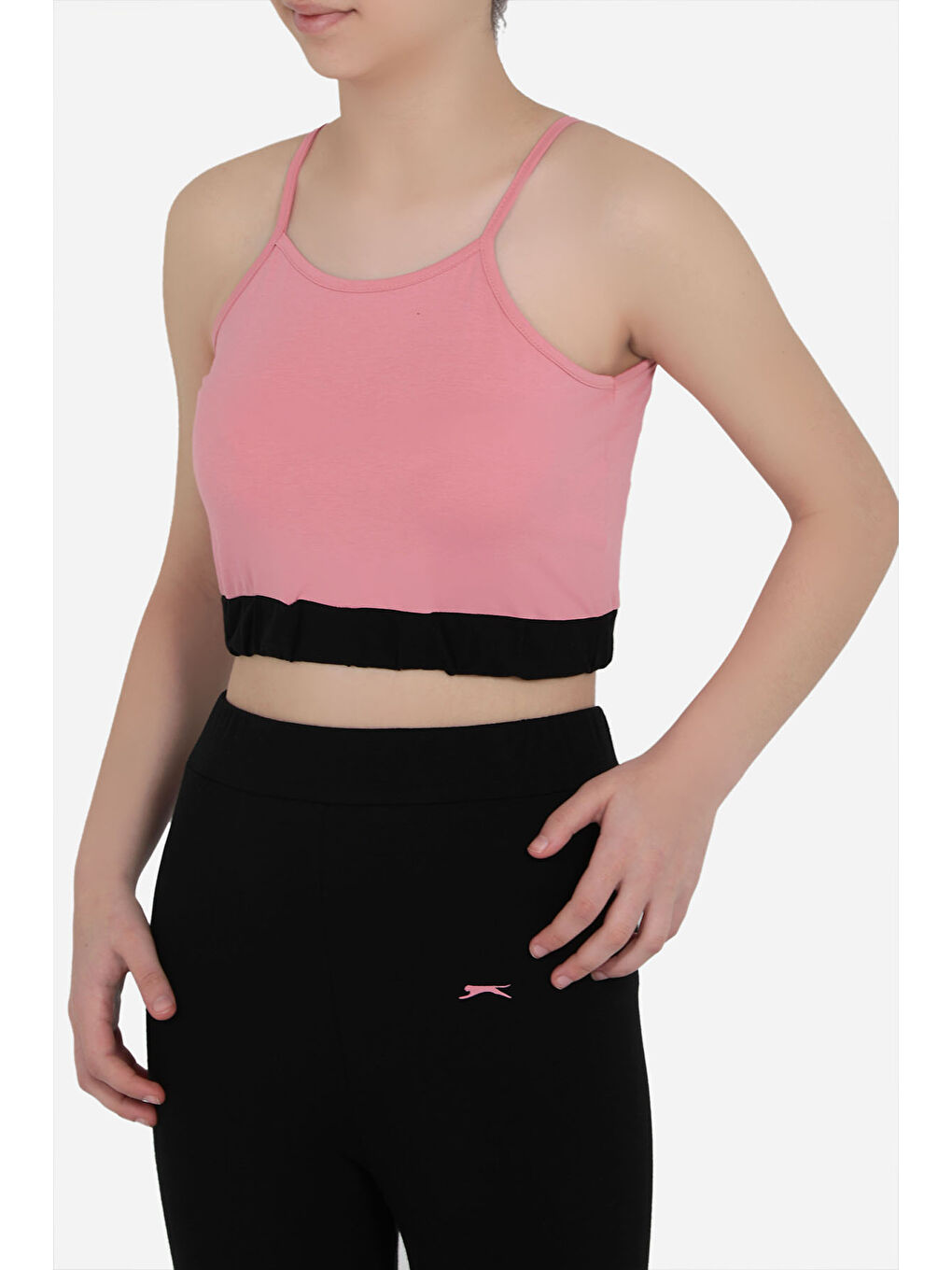 Pembe DIPAK IN Kız Çocuk Pudra Tayt Takım-1