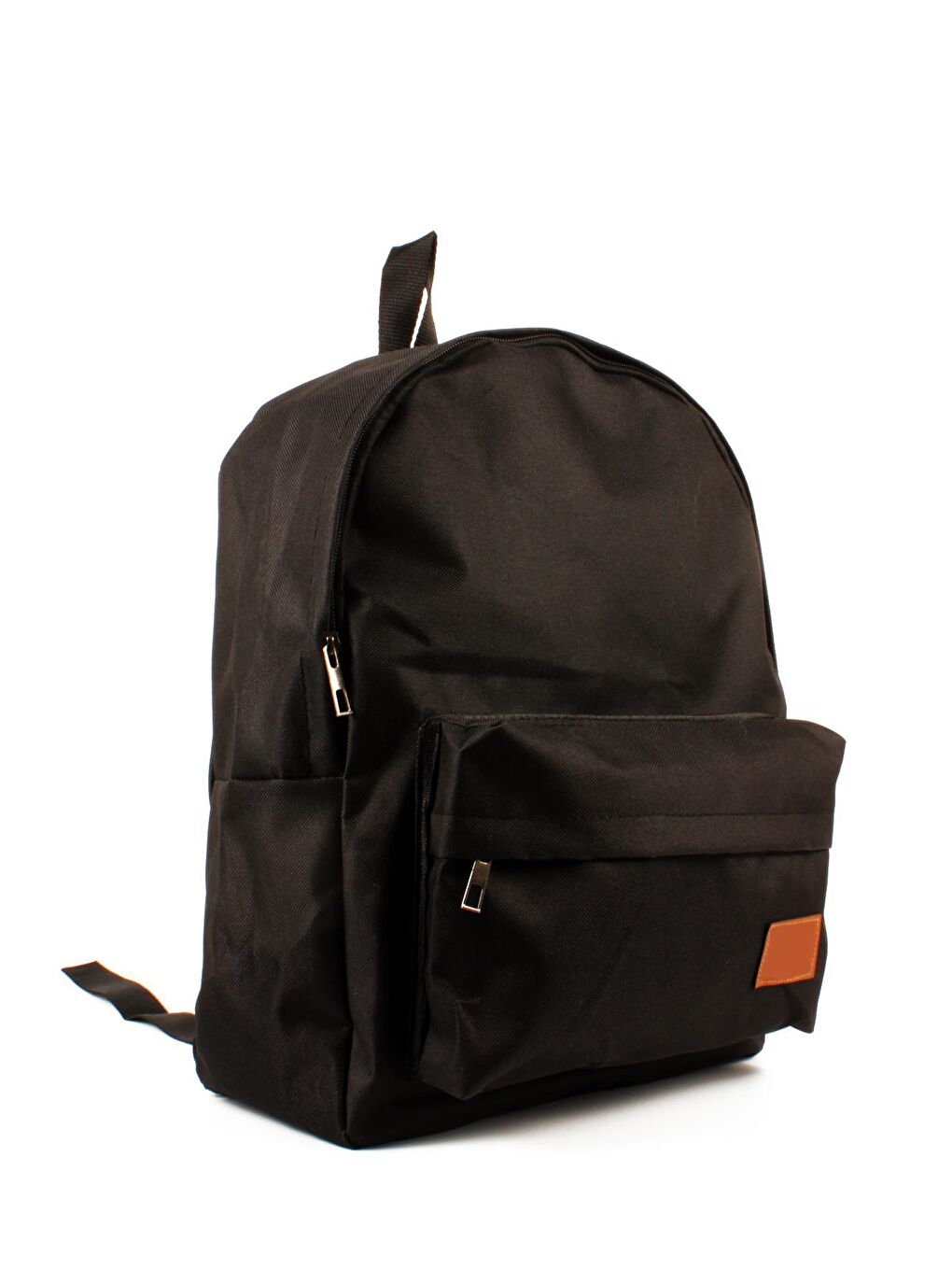 Siyah Unisex Paraşüt Kumaş Çift Bölmeli Sırt Çantası (20777)-1