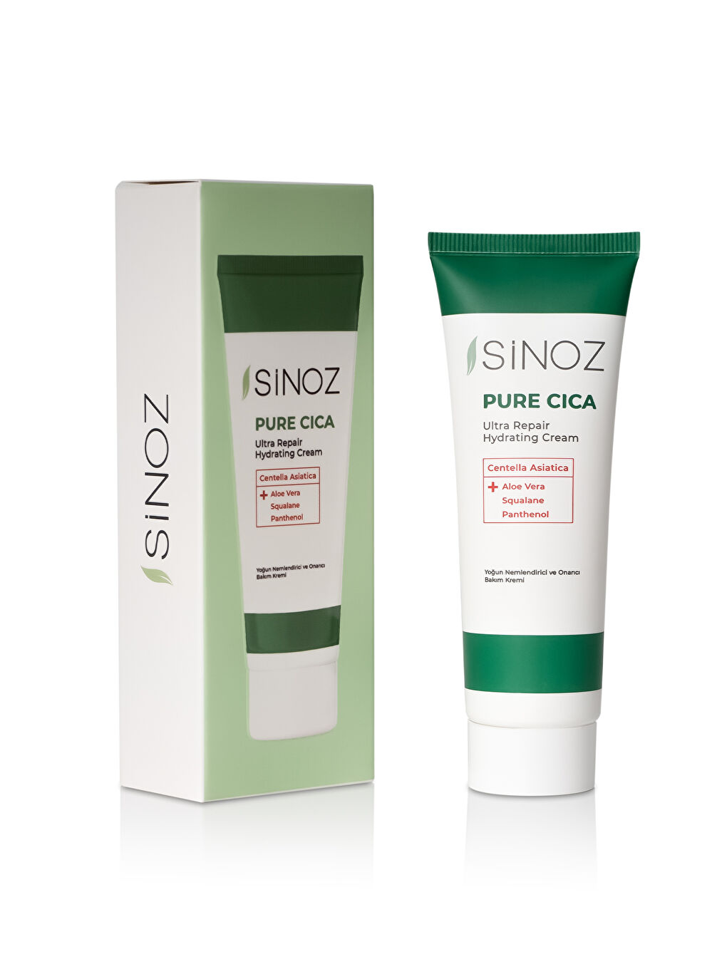 Sinoz Pure Cica Yoğun Onarıcı Nemlendirici Bakım Kremi 50 ML Tahriş Olmuş Hasarlı Ciltler için - 4