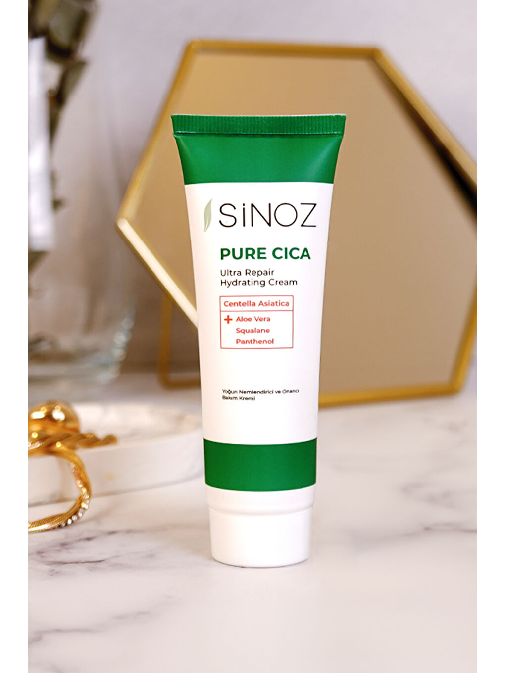 Sinoz Pure Cica Yoğun Onarıcı Nemlendirici Bakım Kremi 50 ML Tahriş Olmuş Hasarlı Ciltler için - 5