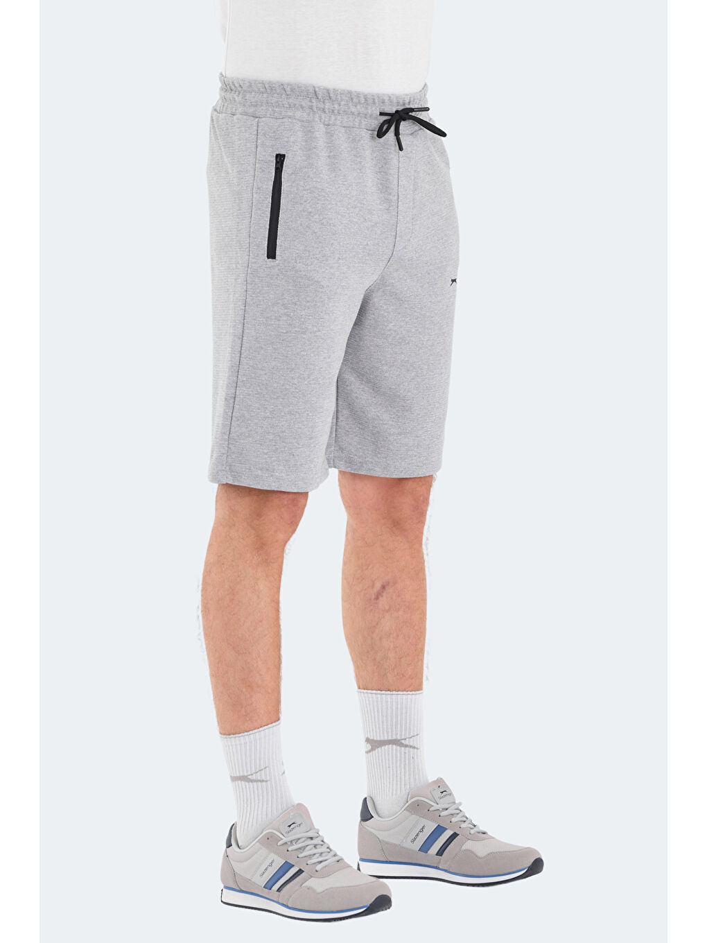 KAARLO Erkek Cepli Gri Şort-2