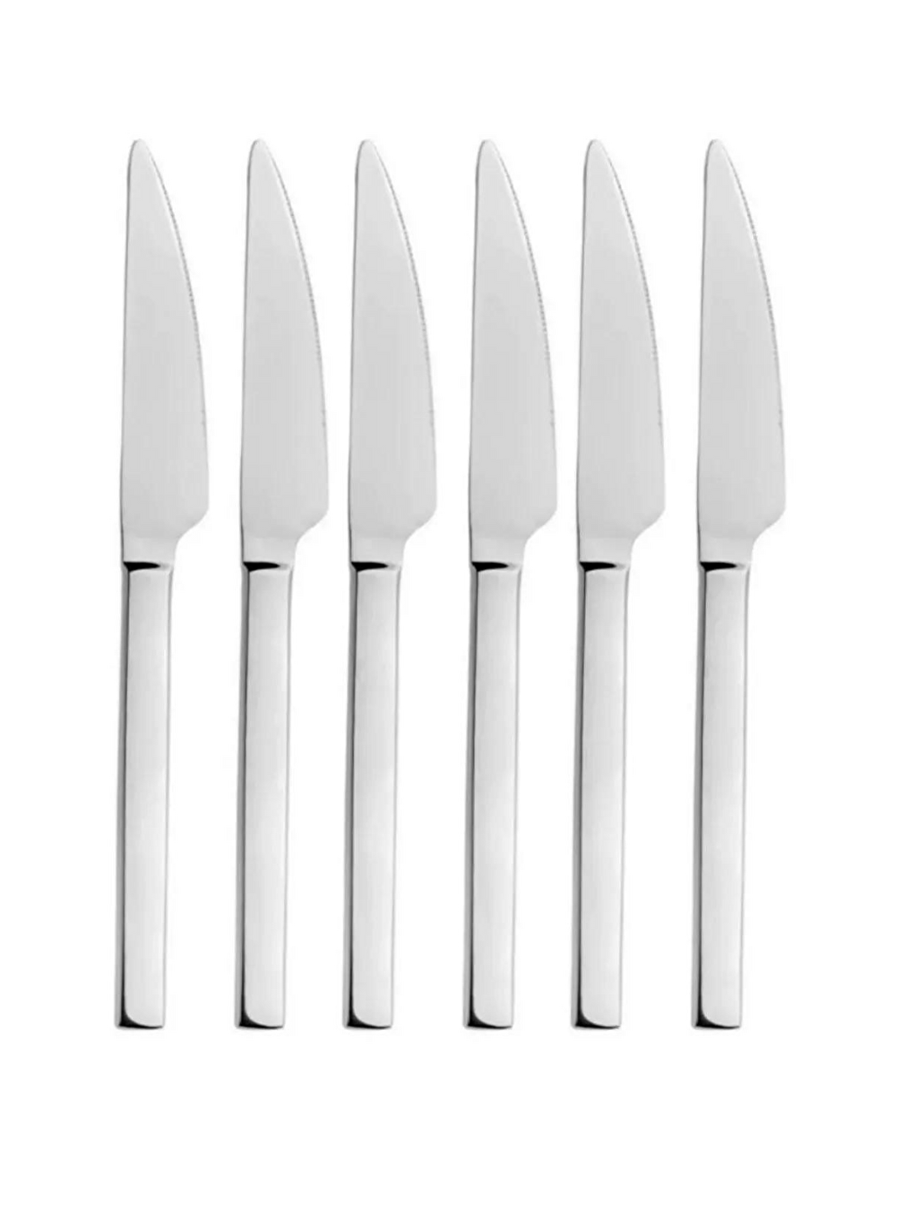 Gri Parlak Gümüş Pasta Tatlı KaşıkÇatalBıçak Seti 18 Adet-1