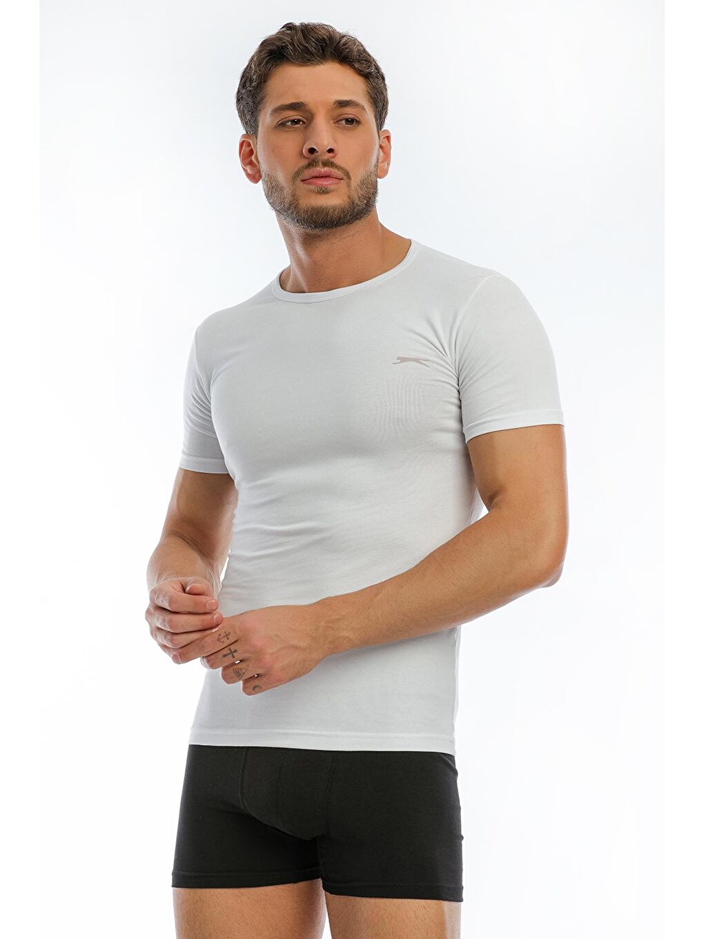 HUMAN Erkek Fanila Beyaz-1