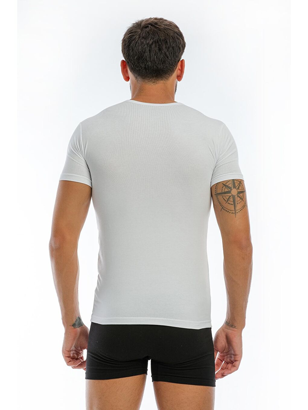 HUMAN Erkek Fanila Beyaz-2