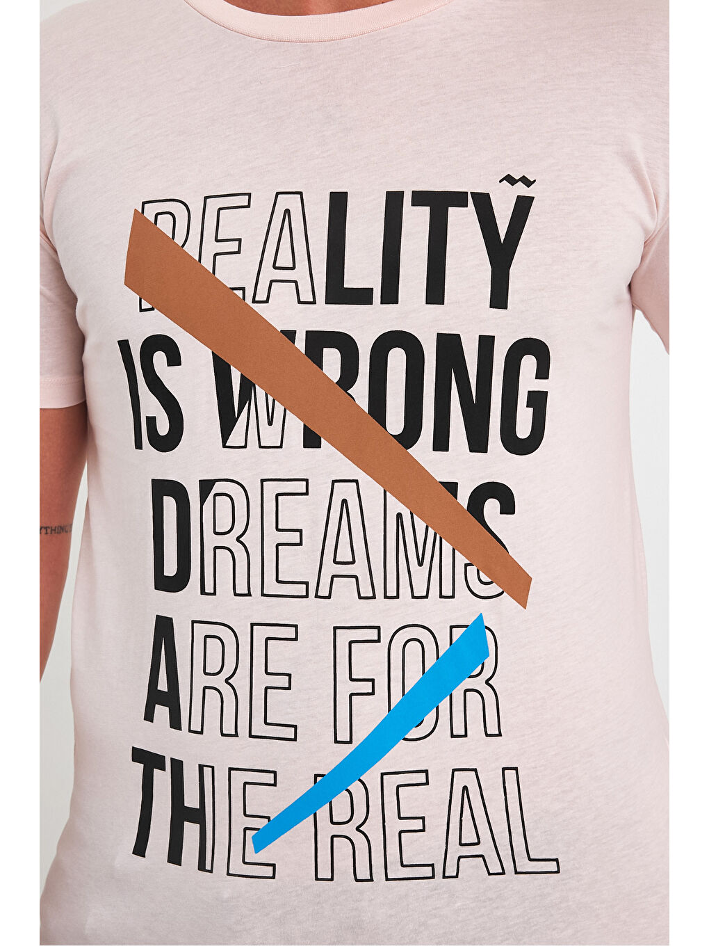 Pembe KAMAL Erkek Pudra Tişört-4