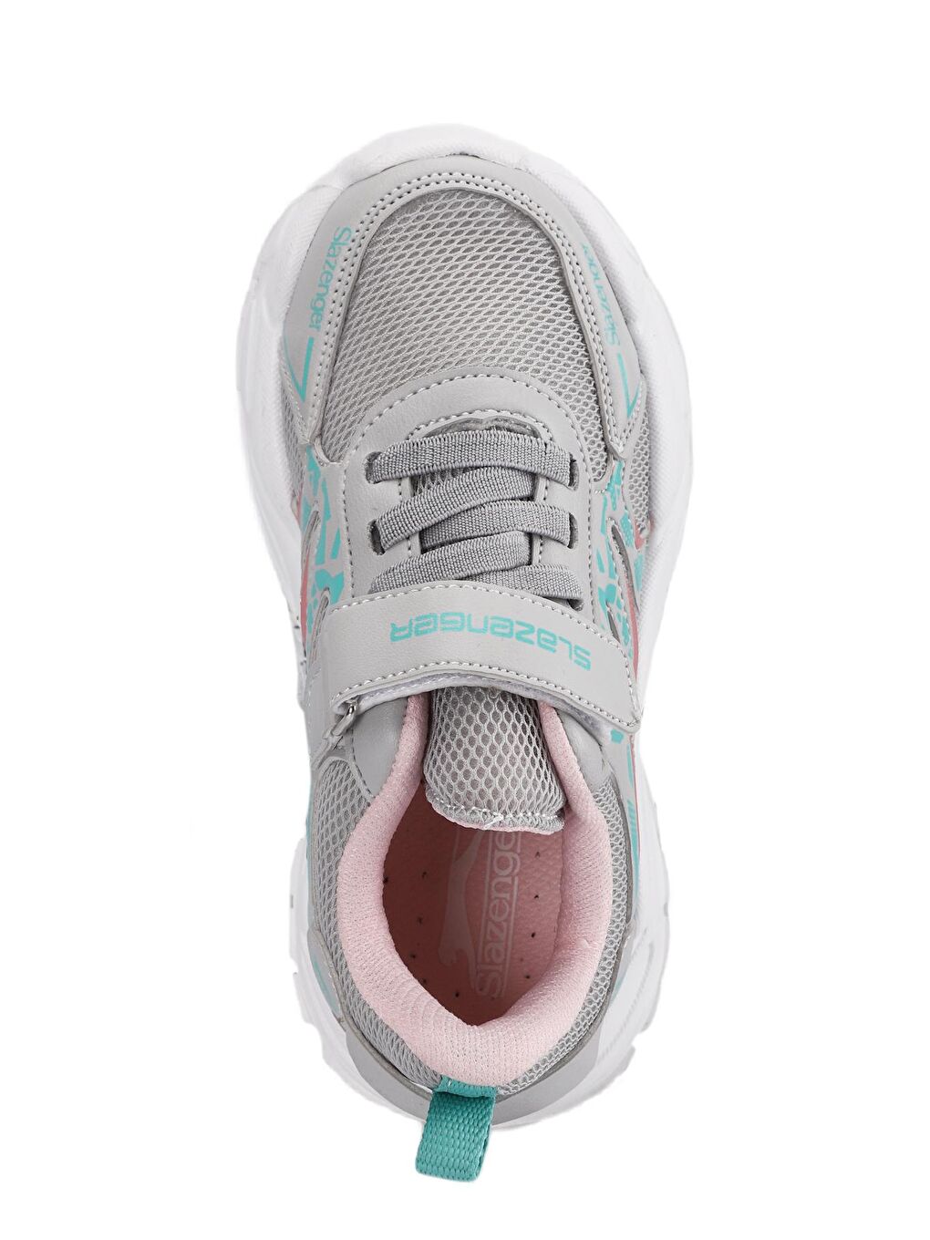 KANNER I Kız Çocuk Cırt Cırtlı Gri / Pembe Günlük Spor Ayakkabısı-4