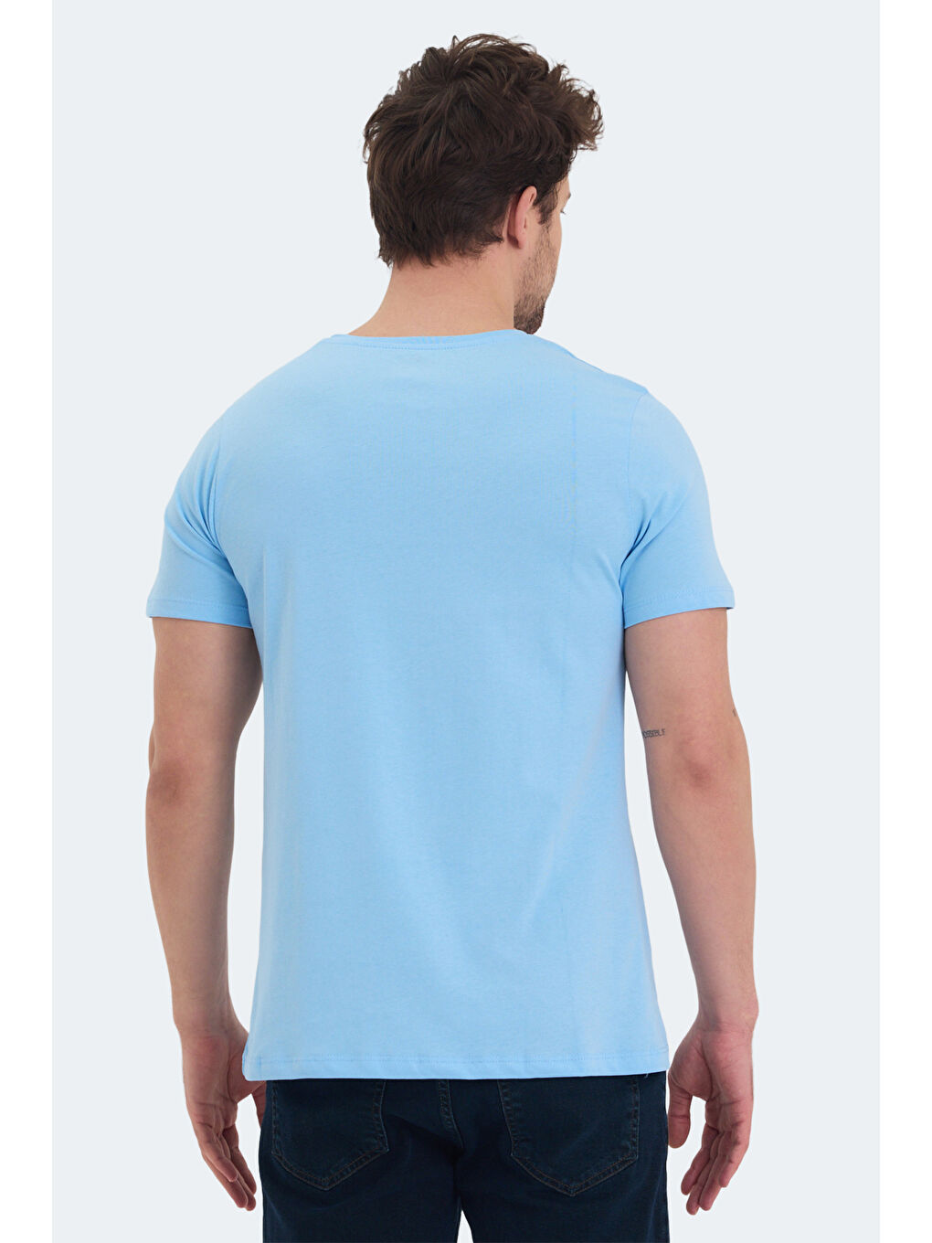 ROSALVA Erkek Tişört Mavi-1
