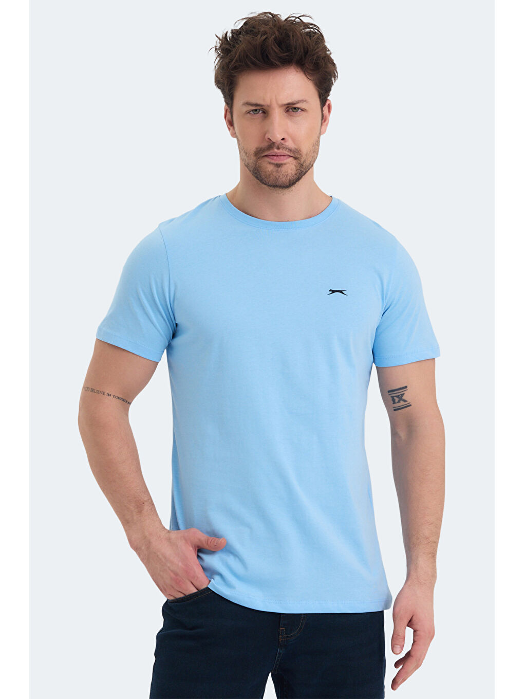 ROSALVA Erkek Tişört Mavi-4