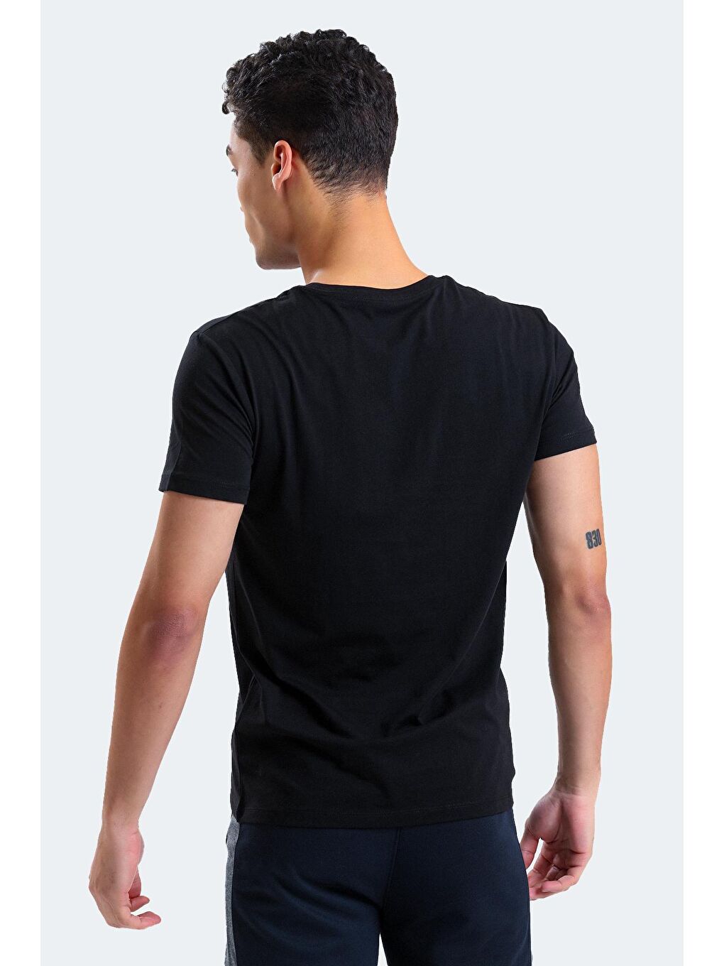 SLAZENGER Siyah SECTOR I Erkek T-Shirt Siyah - 1