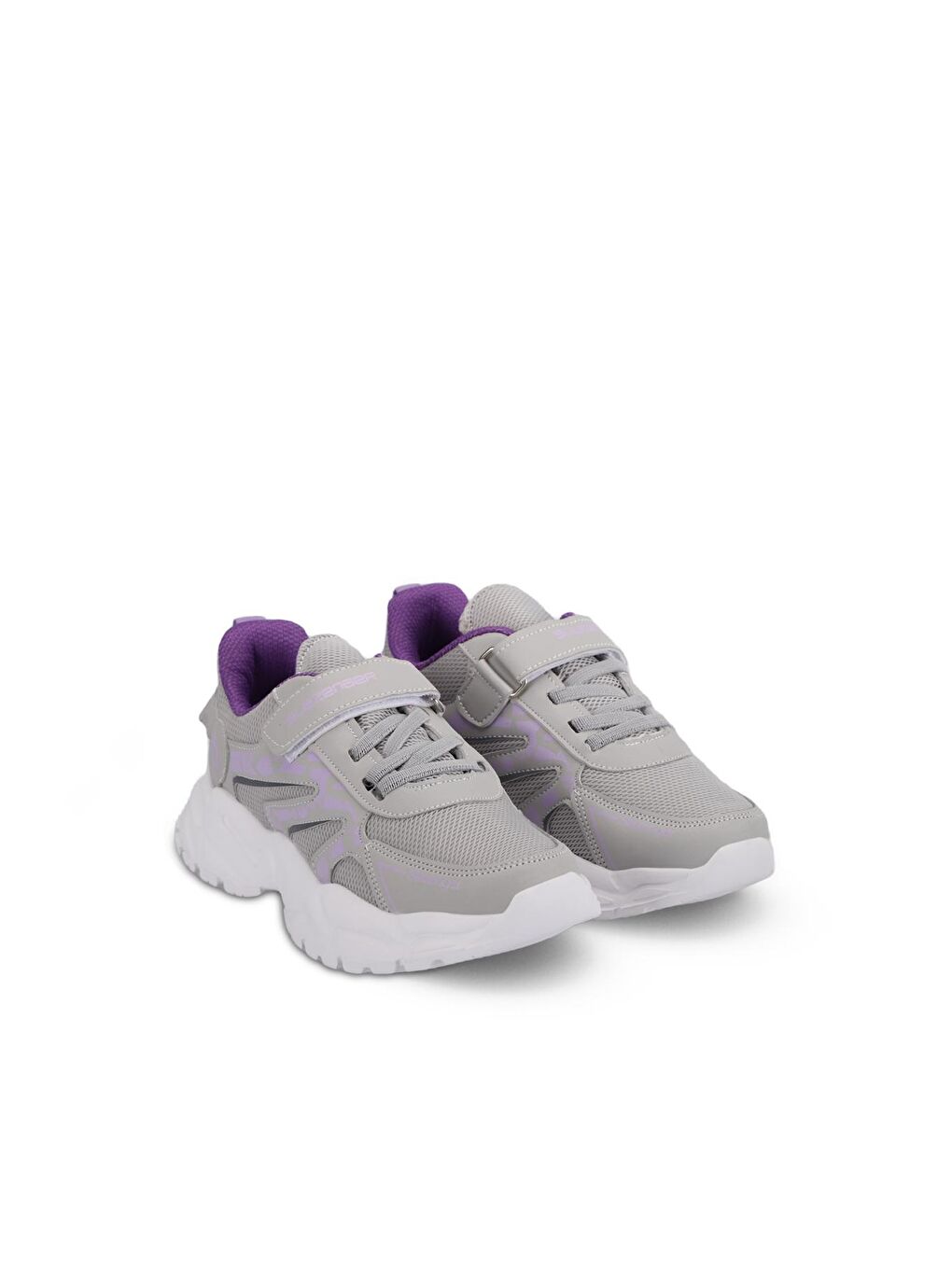 KANNER Sneaker Kız Çocuk Ayakkabı Gri / Mor-1