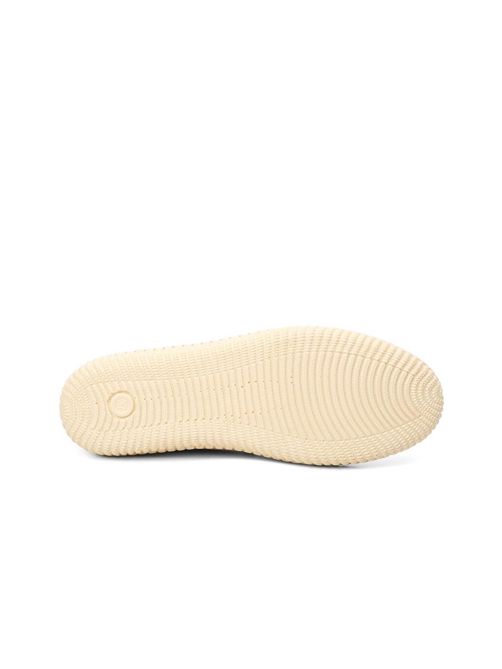 Bej Kadın Hakiki Deri Babet Ayakkabı 7230-4