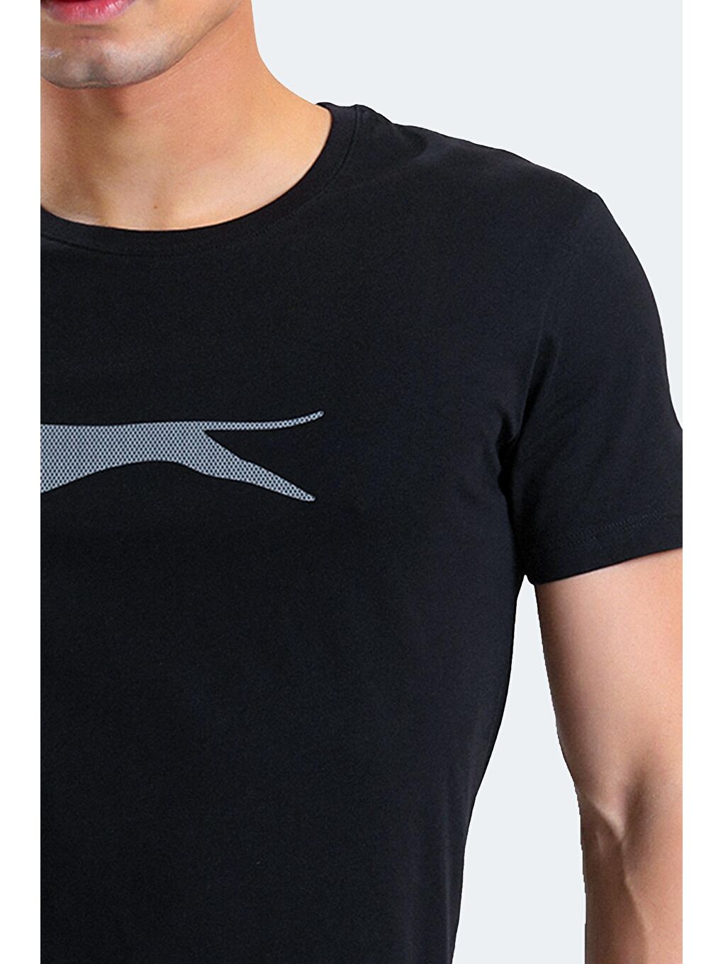 SLAZENGER Siyah SECTOR I Erkek T-Shirt Siyah - 4