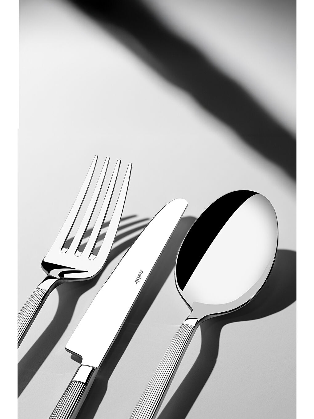 Gri Maria Sade 6 Kişilik 36 Parça Kutulu Çatal Kaşık Bıçak Takımı-1