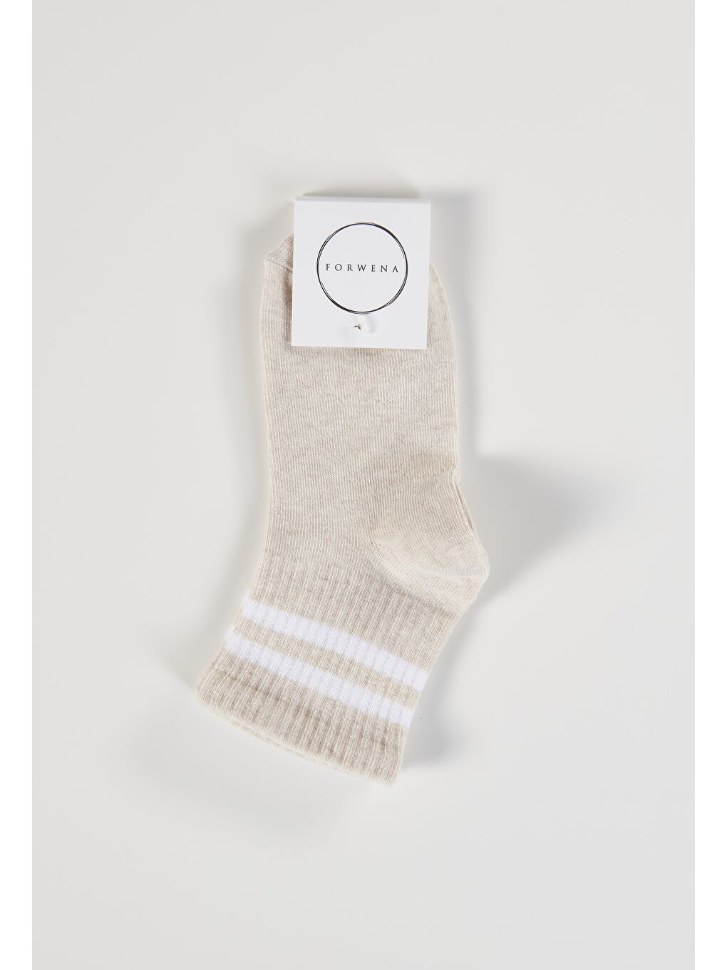 Kahverengi Sütlü Kahve Pamuklu Dikişsiz Tenis Soket Çorap 36-41-2