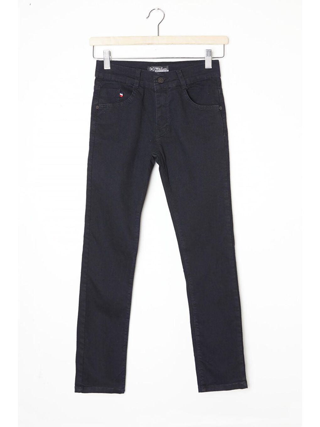 Siyah Erkek Basic Dar Paça Jean Pantolon 12-17 Yaş 16224