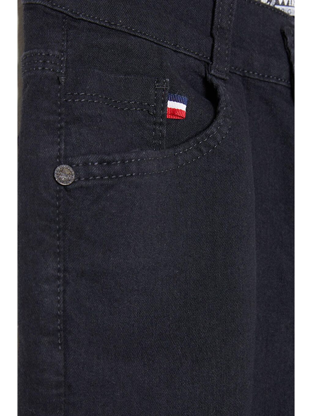 Siyah Erkek Basic Dar Paça Jean Pantolon 12-17 Yaş 16224-1