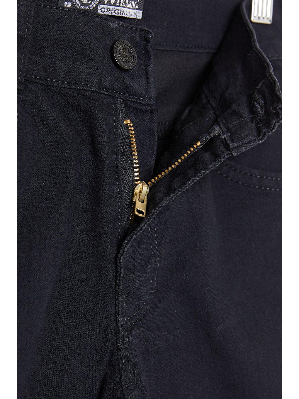 Siyah Erkek Basic Dar Paça Jean Pantolon 12-17 Yaş 16224-2