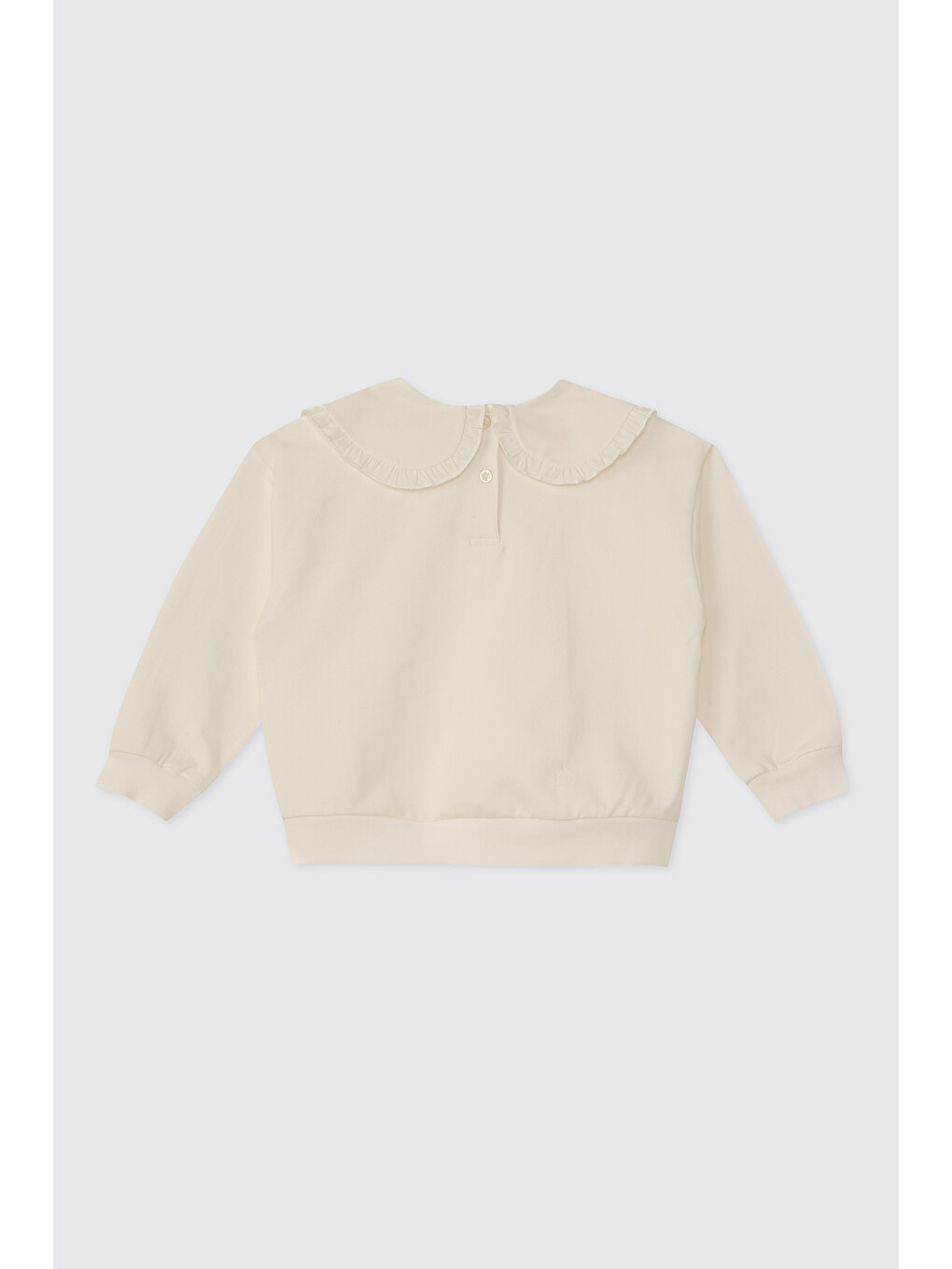 Kız Bebek Ekru Sweatshirt-1