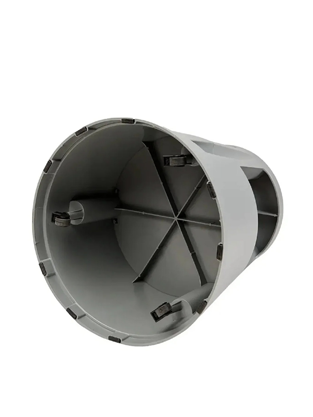 Basamaklı Kaymaz Tabure Gri-3