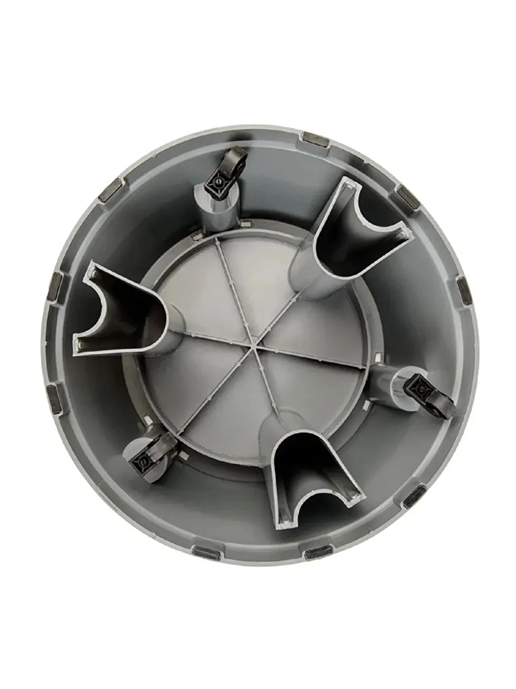 Basamaklı Kaymaz Tabure Gri-4