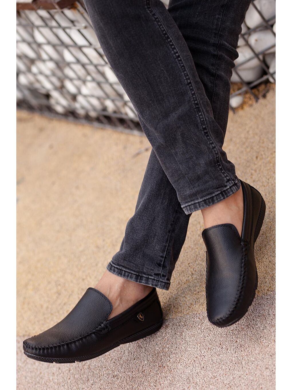 Siyah Jack Erkek Ortopedik Günlük Ayakkabı-2