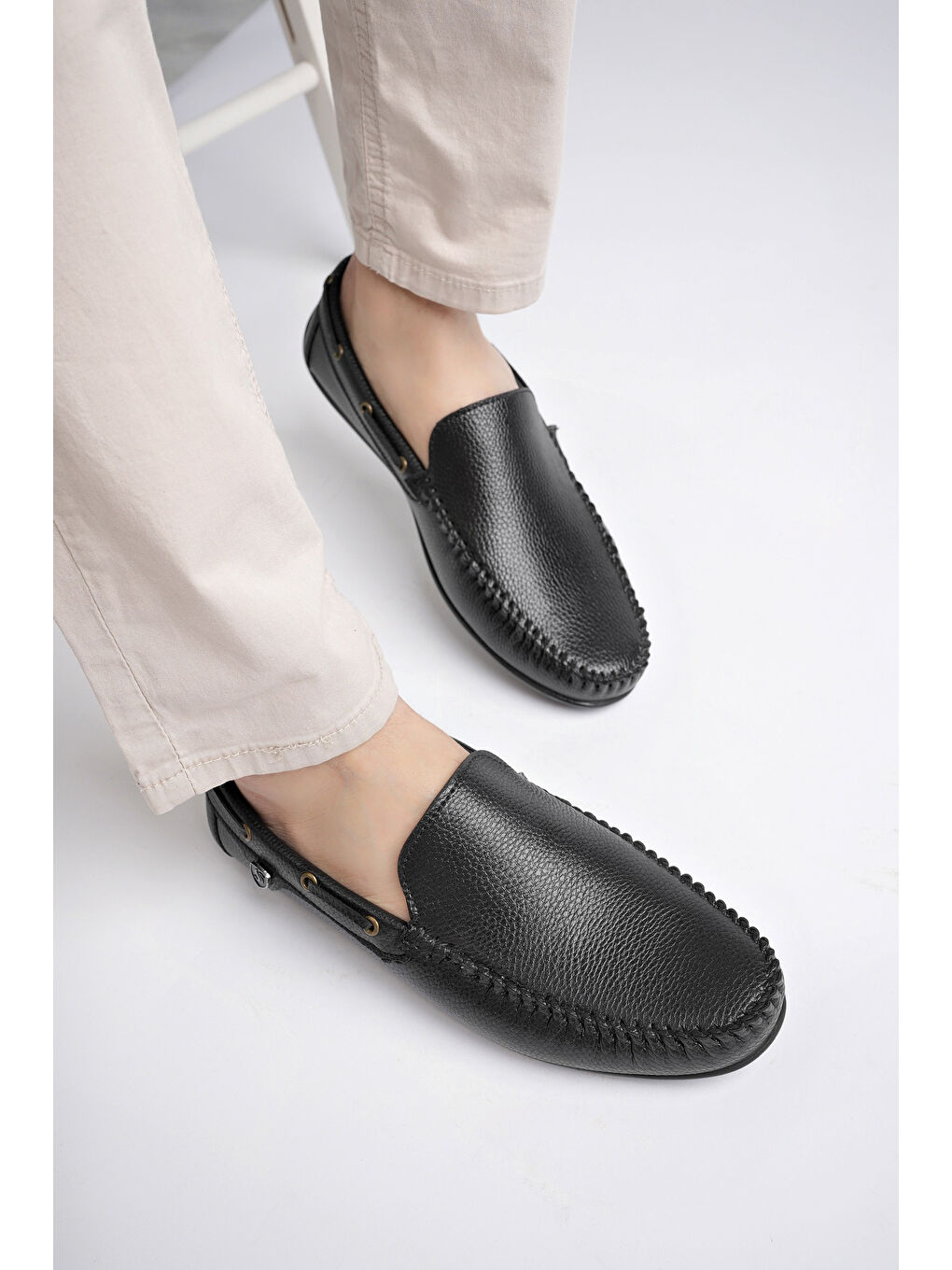 Siyah Jack Erkek Ortopedik Günlük Ayakkabı-4