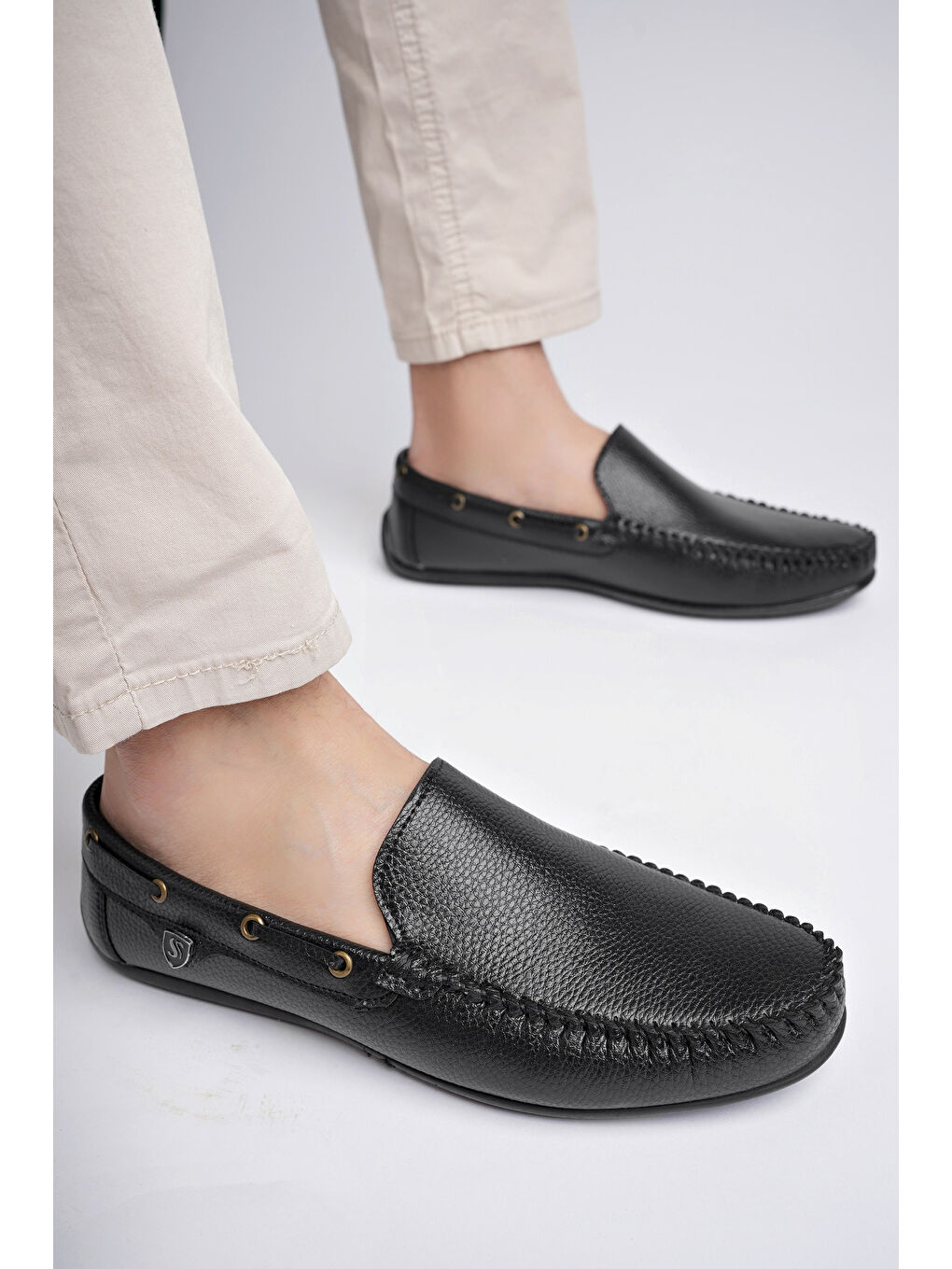 Siyah Jack Erkek Ortopedik Günlük Ayakkabı-5