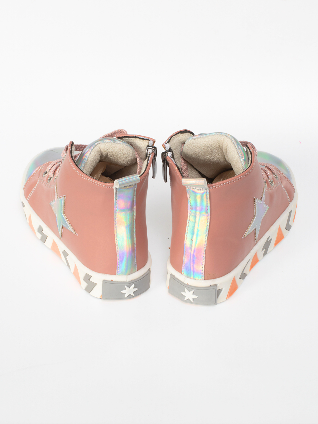 Pembe Star Shine Somon Kız Çocuk Sneakers-3