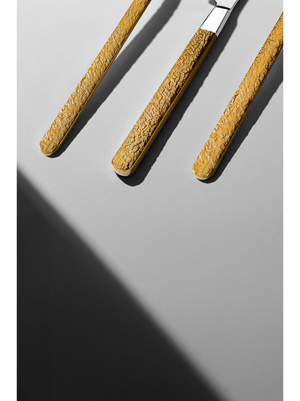 Sarı Lyon Altın Saten 6 Kişilik 36 Parça Kutulu Çatal Kaşık Bıçak Takımı-2