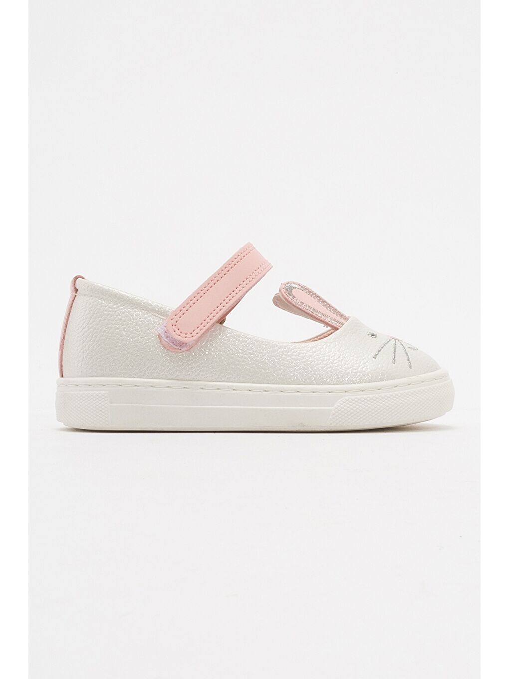 Ekru Kız Çocuk Sedef Tavşanlı Günlük Babet-3