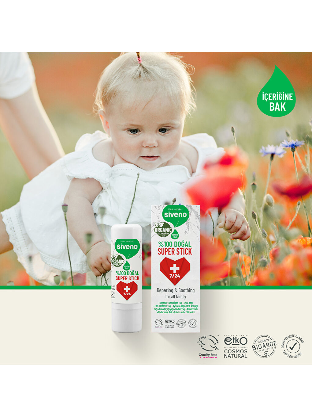 %100 Doğal Super Stick Anlık Yatıştırıcı Onarıcı Organik Yalancı İğde Yağlı Bitkisel 6 G-2