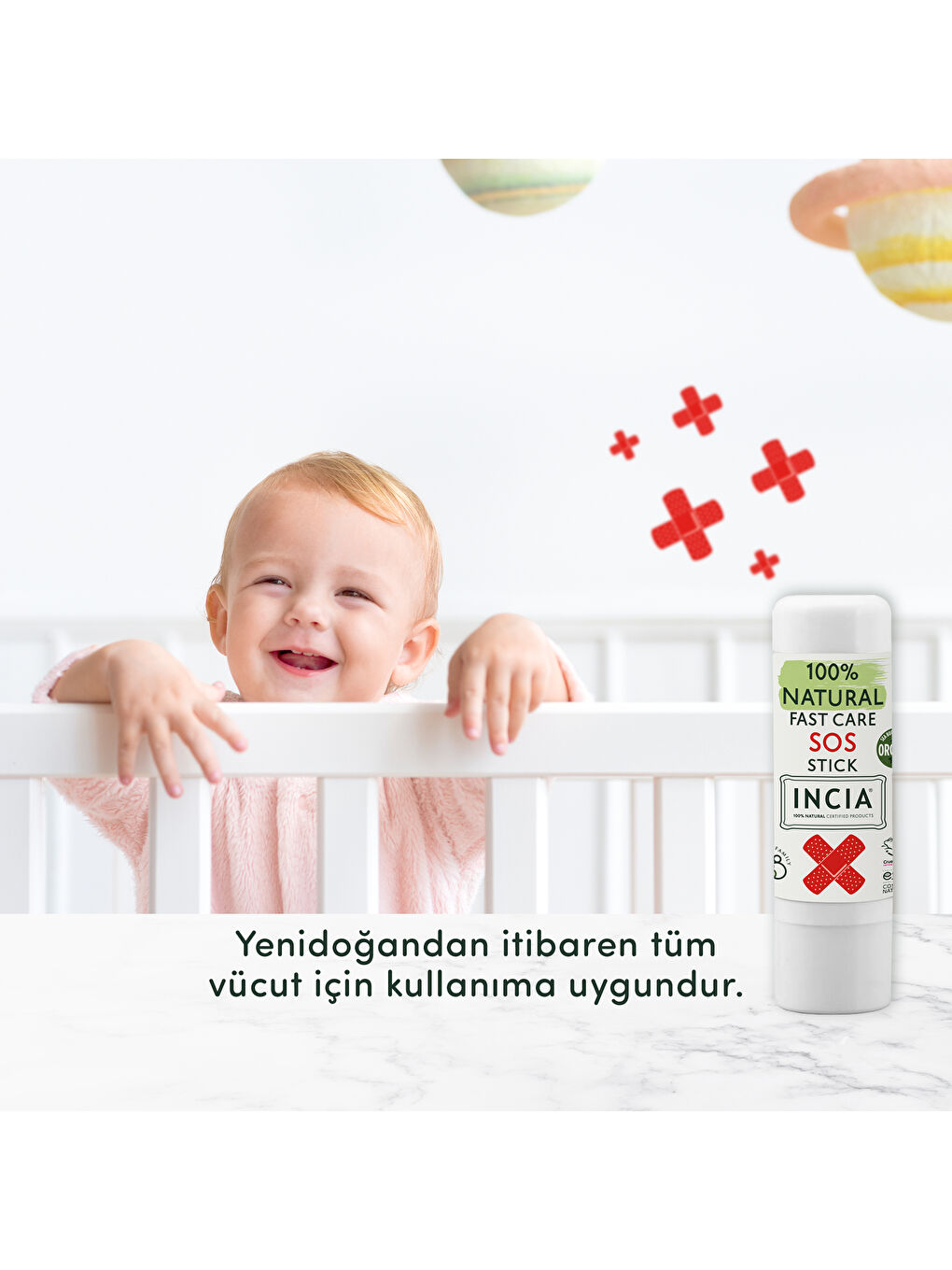 INCIA %100 Doğal Sos Stick Anlık Yatıştırıcı Organik Yalancı İğde Hızlı Koruma Bitkisel 6 G - 2