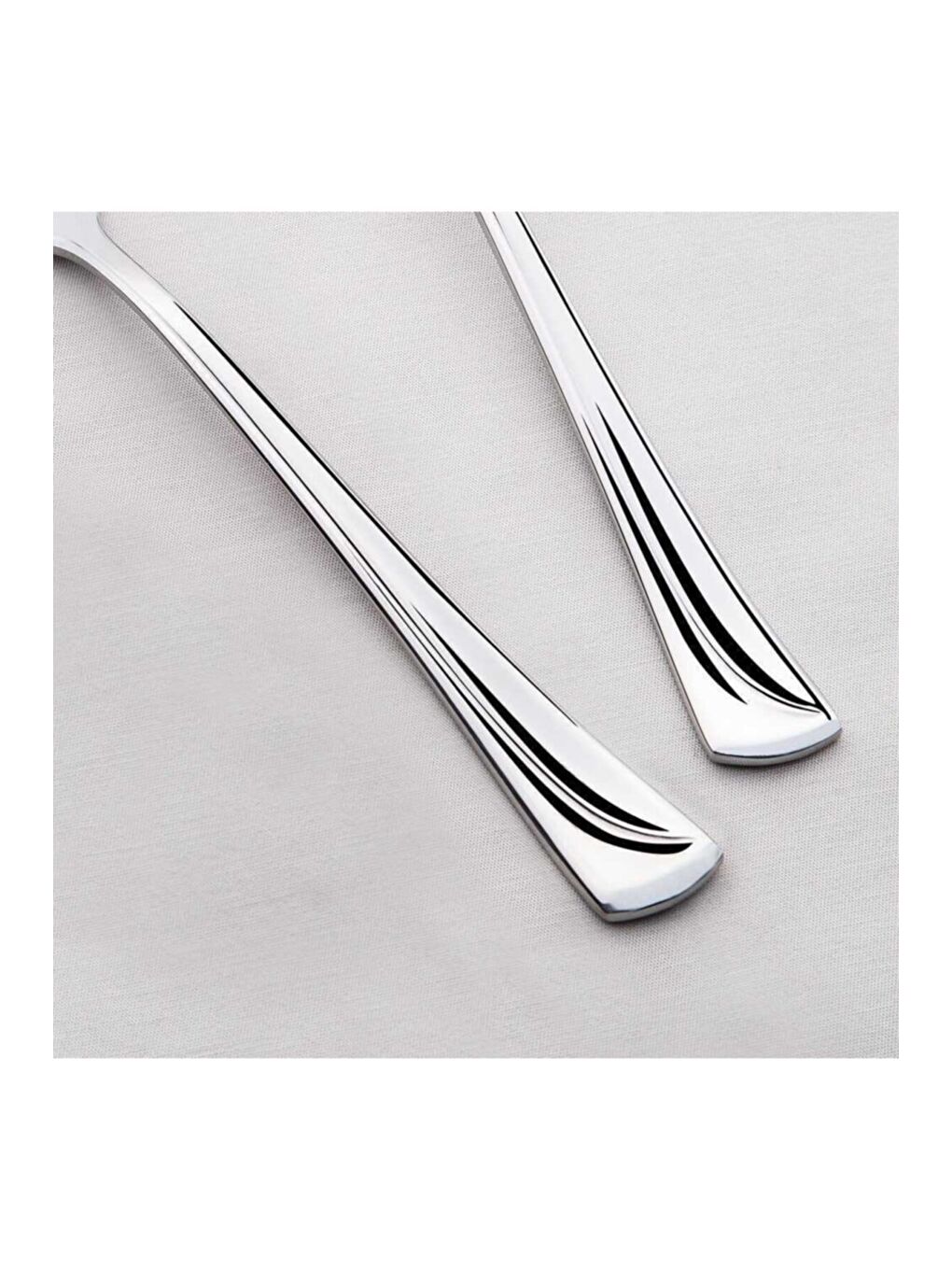 Gri Maksi Sade 12 Kişilik 60 Parça Kutulu Çatal Kaşık Takımı-3