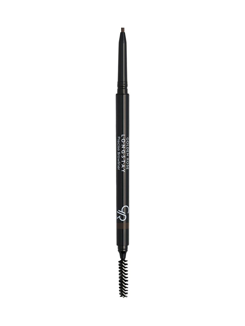 GOLDEN ROSE Longstay Precise Browliner No: 102 Deep Brown - Asansörlü Kaş Kalemi - 1